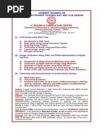 Ju Summer Training On Vlsi Design