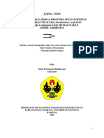 Pendugaan Masa Simpan Brownies Sukun Subtitusi Berdasarkan Nilai Tba