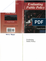 Frank Fischer Evaluating Public Policy 1999 PDF