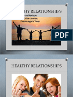 Healthy Relationships: Joshua Nadudo, Mark Ian Jamias, Preciousgem Toloy