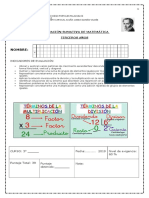 Ev. Multiplicación, División y Patrones.