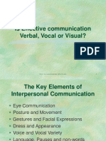 Is Effective Communication Verbal, Vocal or Visual?: How To Communicate Effectively 1