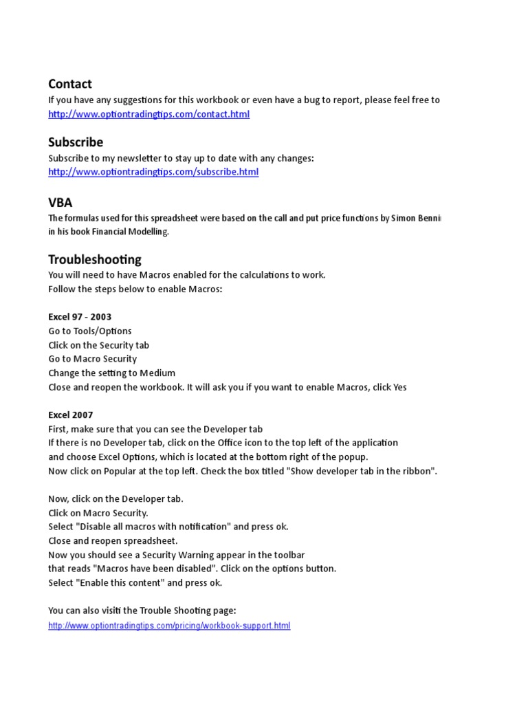 Option Trading Workbook | PDF | Greeks (Finance) | Option (Finance)