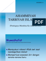 01.1 Ahamiyah Tarbiyah Islamiyah