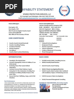 Capability Statement 2