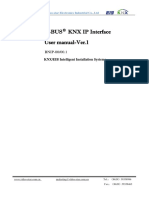K-Bus KNX IP Interface User Manual-Ver.1: BNIP-00/00.1