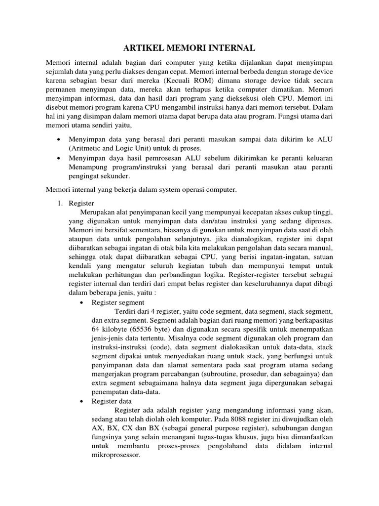 Artikel internal memory pdf
