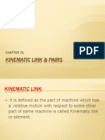 Kinematic Link & Pairs