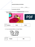 Evaluación de Historia 1° Basico