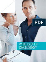 What Is Open Disclosure