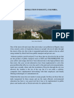 Topic: Air Pollution in Bogotá, Colombia.: Source: Internet, Bogotá DC