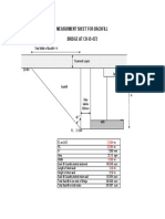 Measurment Sheet For Backfill Bridge at CH 43+372