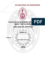 UNI-GEOLOGÍA PETRÓLEO ESTRATIGRAFÍA