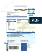 Ejemplo de Documento para para Pago de Agua Potable