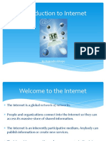 Introduction To Internet: by Rajendra Khope