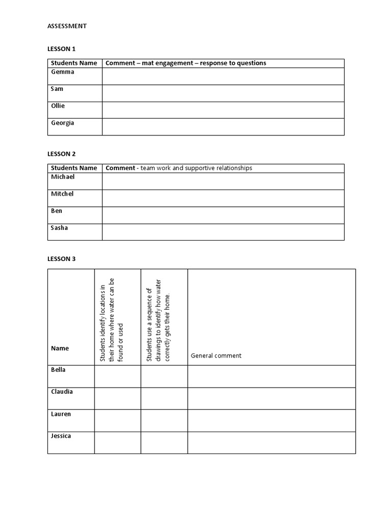 Assessment | Download Free PDF | Nature