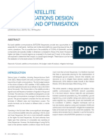 Ka Band Satellite Communications Design Analysis Optimised