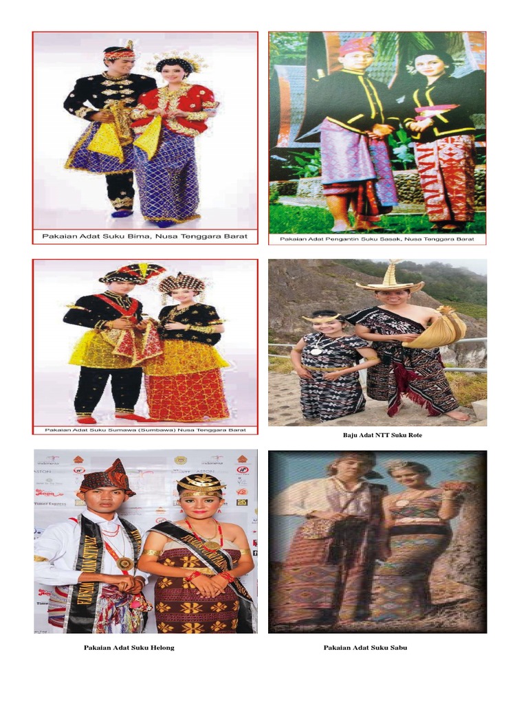 Baju Adat NTT Suku Rote