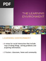 The Learning Environment