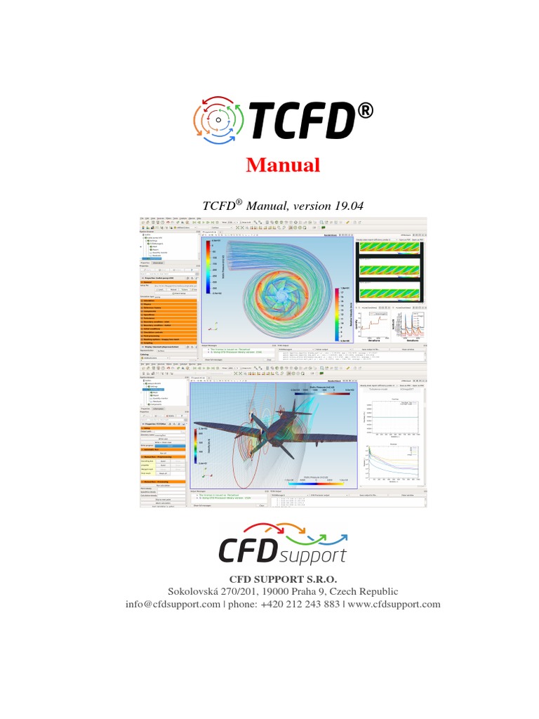TCFD Manual v19.04 PDF | PDF | Computational Fluid Dynamics | Aerodynamics