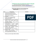 Daftar Pertanyaan Surveyor Pada Dinkes