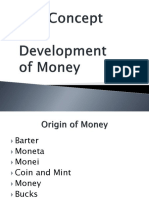 The Concept and Development of Money