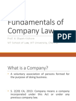 Fundamentals of Company Law PDF