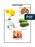Sour Foods: Lemons Tamarind