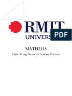 RMIT Matrix Notes