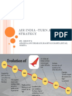 Air India - Turn Around Strategy: By-Group 8 Abarna, Anudharani, Raghvan, Ramya, Riyaz, Nikita