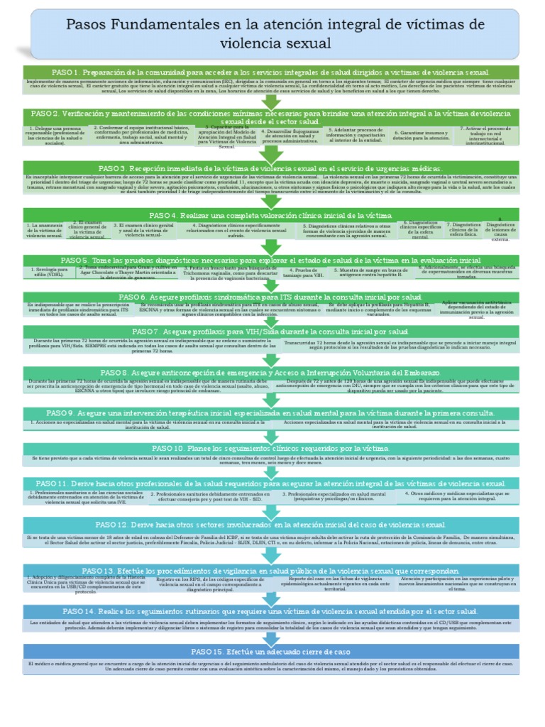 Esquema Sobre El Protocolo de Atencion Integral de Las Victimas de ...