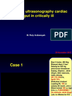 Case Studies How to Use USG CO in Critically Ill BEKASI - Dr.rully