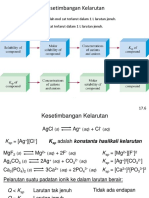 Kesetimbangan Kelarutan PDF