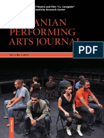 Romanian Performing Arts Journal