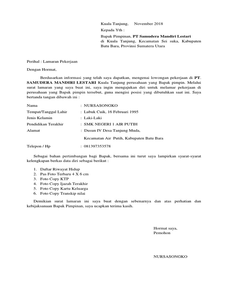 Surat Lamara Koko2
