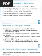 1 Module 1: Introduction To Information Storage
