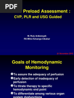 Bedside Preload Assessment CVP, PLR and USG Guided JCCA Bali 2016