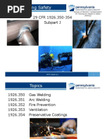 Welding Safety: 29 CFR 1926.350-354 Subpart J