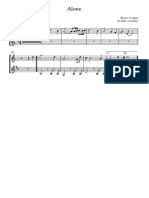 Coraline - Alone - Flauta, Clarinete Baixo em Sib