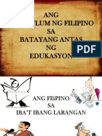 Filipino Sa Batayang Edukasyon