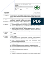 7.1.3.3 Sop Penyampaian Hak Dan Kewajiban Pasien