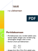 Pertaksamaan PDF