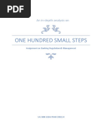 One Hundred Small Steps: An In-Depth Analysis On