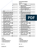 Checklist Penggunaan Mikroskop