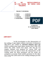 Investigation of Metallurgy