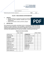 2 - 2019 - Taller 1 Toma de Medidas Antropométricas