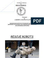 Rescue Robots: Presented by A.KRISHNA CHAITHANYA (18701A0457)