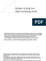 Kesibukan Orang Tua Terhadap Tumbang Anak