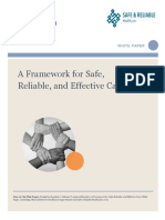 A Framework For Safe, Reliable, and Effective Care: White Paper