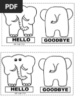 Elephant Hello-goodbye BW